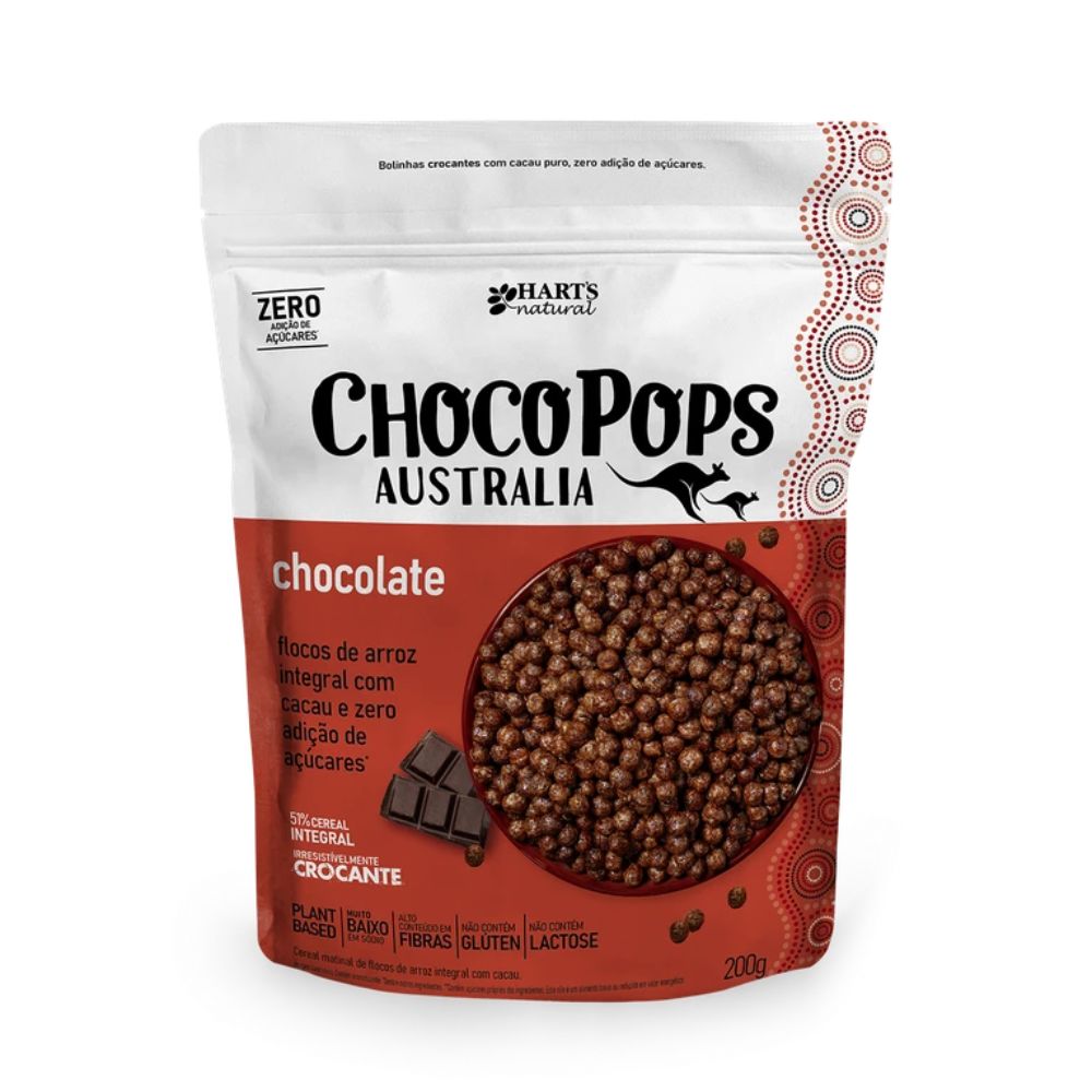 Cereal Matinal Chocopops Australia 200g Harts Natural