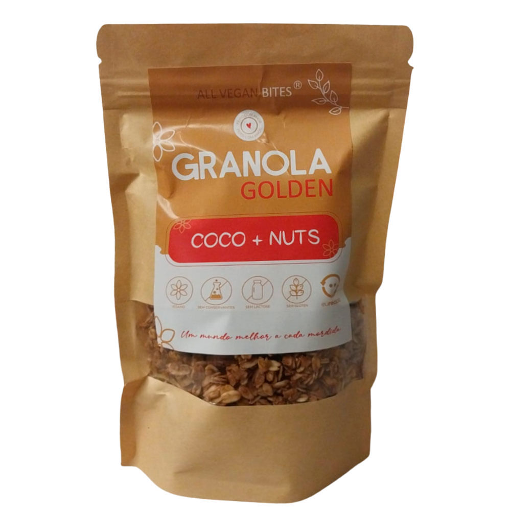 Granola Golden Coco e Nuts 200g All Vegan Bites