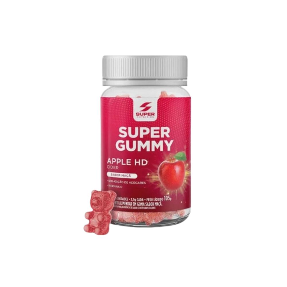 Super Gummy Apple HD 105g Super Nutrition