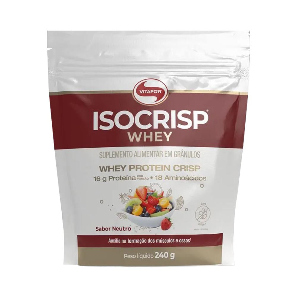 Isocrisp Whey Protein Crisp Neutro 240g Vitafor