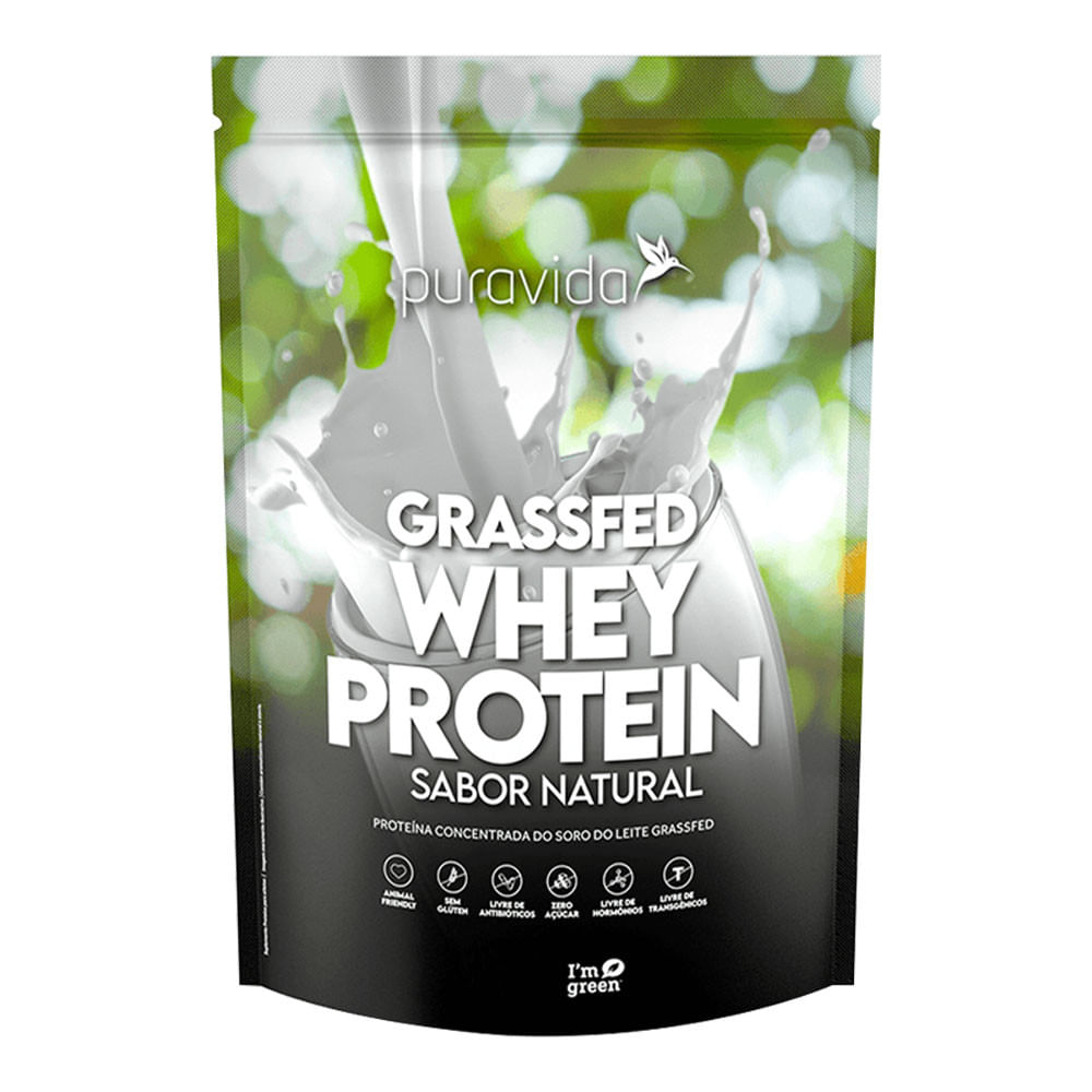 Whey Protein Grassfed Natural 900g PuraVida