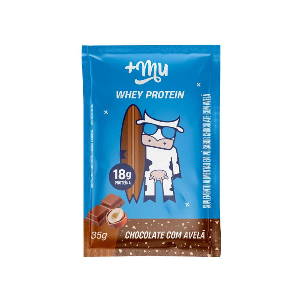 Whey Protein Concentrado Chocolate com Avelã 35g +Mu
