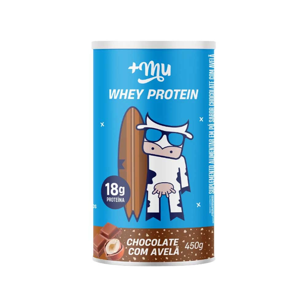 Whey Protein Concentrado Chocolate com Avelã 450g +Mu