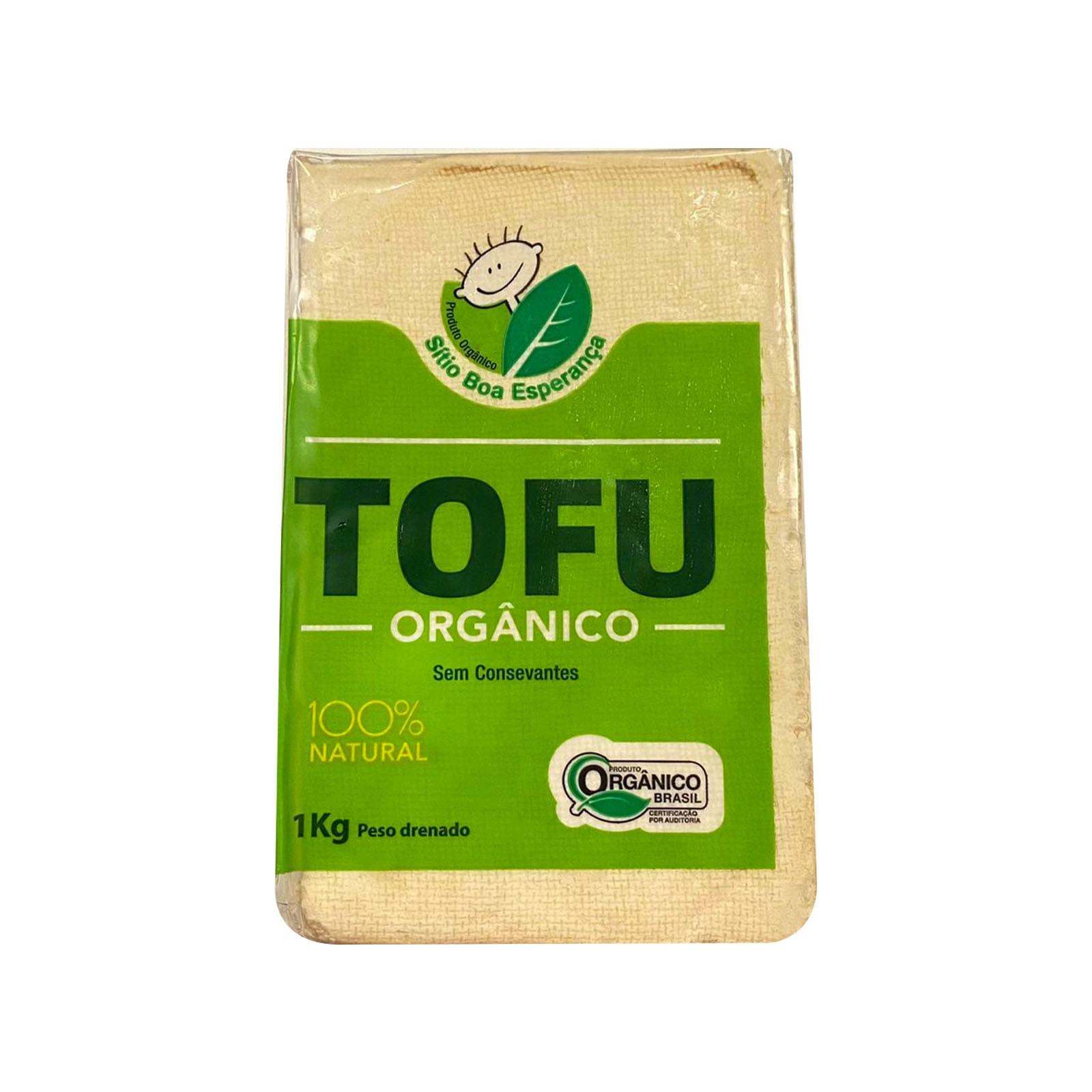 Tofu Orgânico 1kg Sítio Boa Esperança