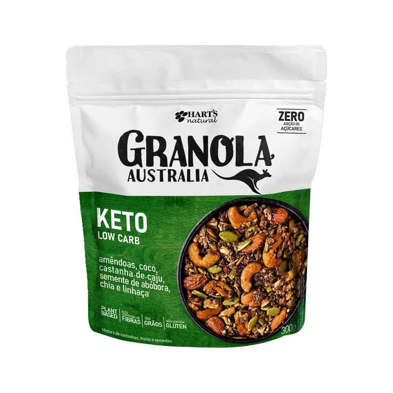 Granola Keto Low Carb 300g Harts Natural
