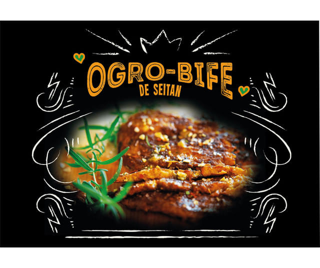 Ogro Bife de Seitan 200g Ogro Vegano