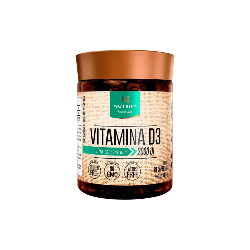 Vitamina D3 60 Cápsulas Nutrify