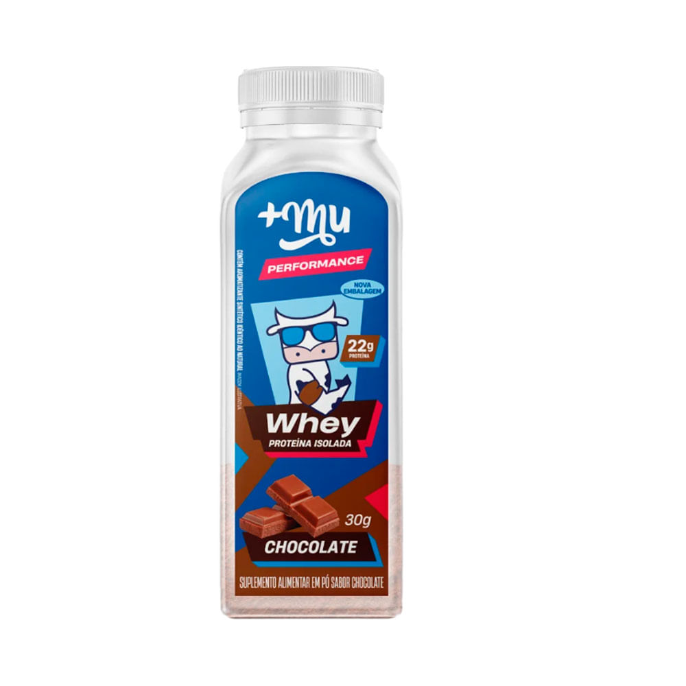 Whey Protein Isolado Chocolate Garrafinha 30g +Mu