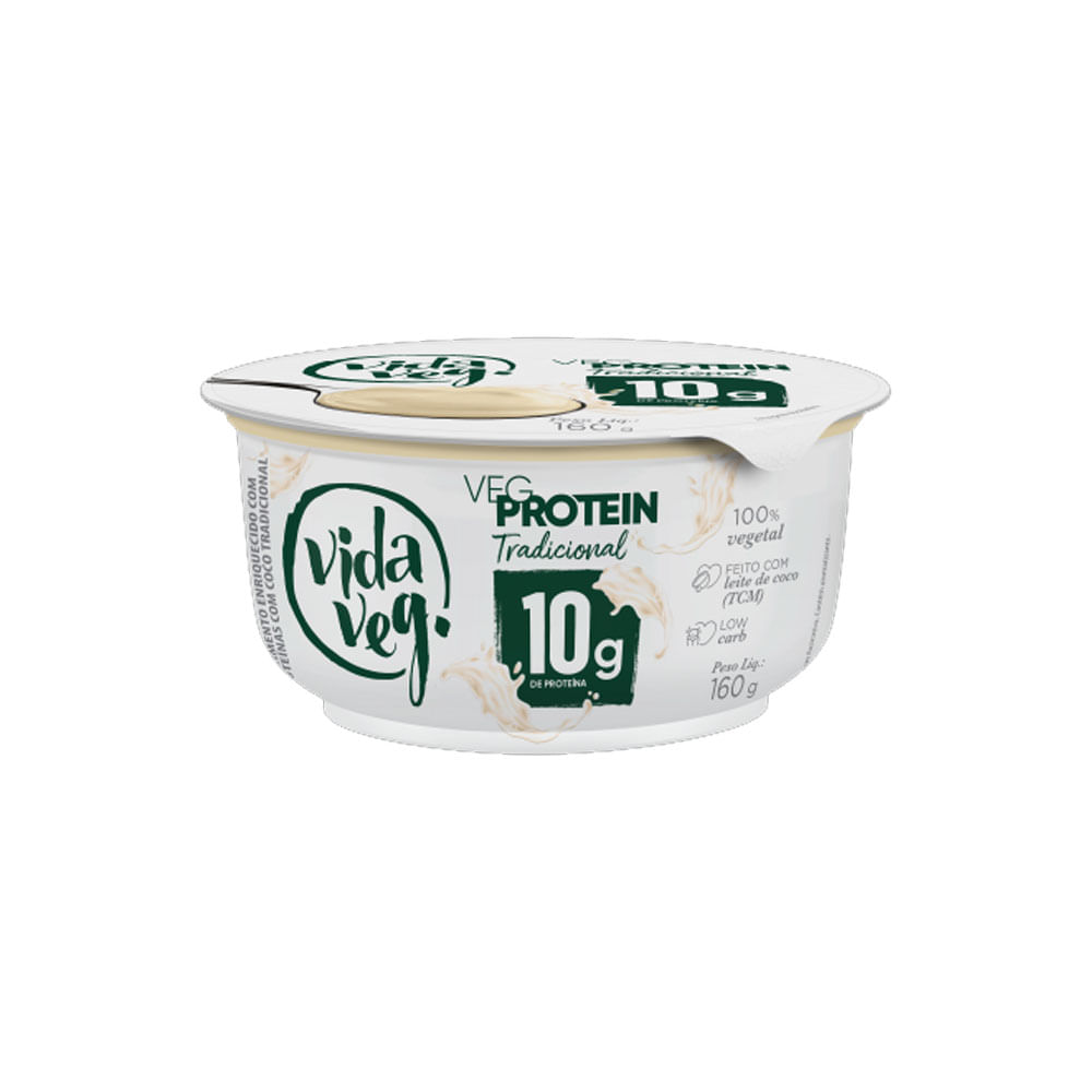 Iogurte Veg Protein Tradicional 160g Vida Veg