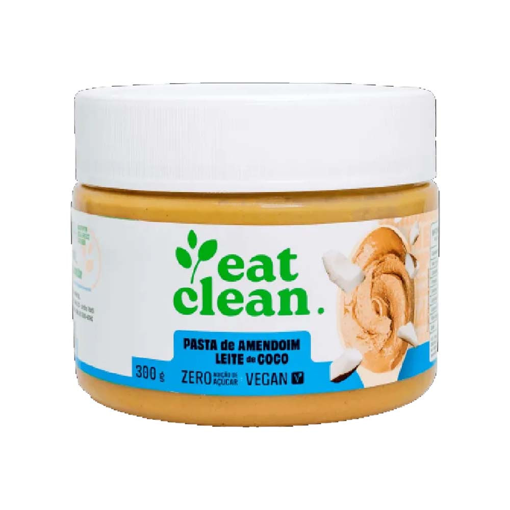 Pasta de Amendoim ao Leite de Coco 300g Eat Clean