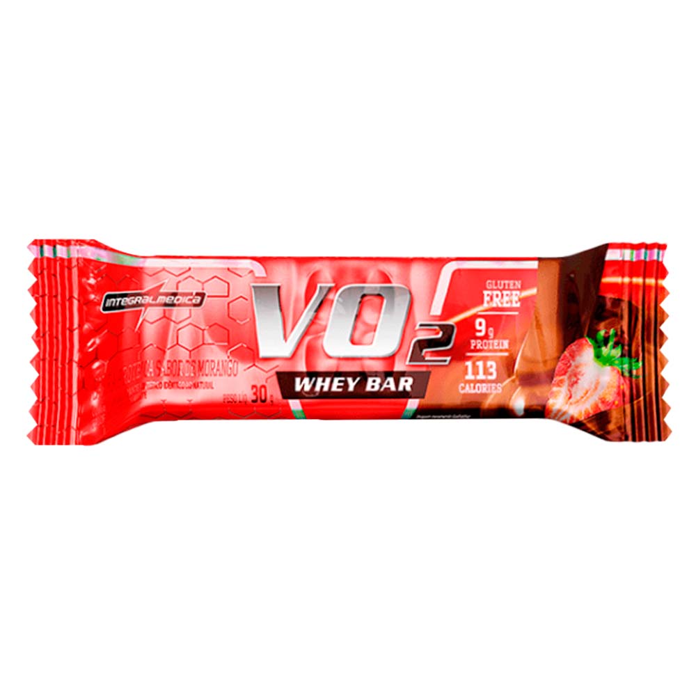 Barra de Proteína VO2 sabor Morango Integralmedica