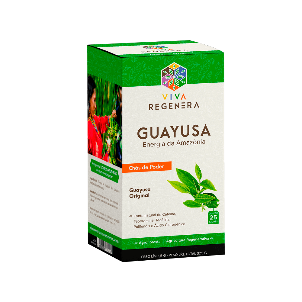 Chá Guayusa Original 25 Sachês Regenera