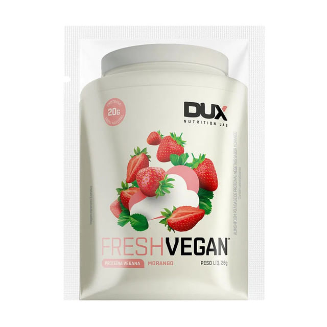 Proteína Vegana Fresh Vegan Morango 26g Dux