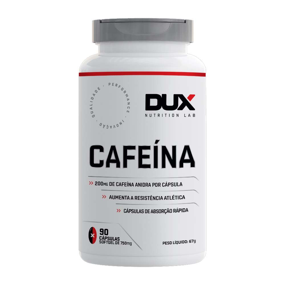 Cafeína 200mg 90 Cápsulas Dux