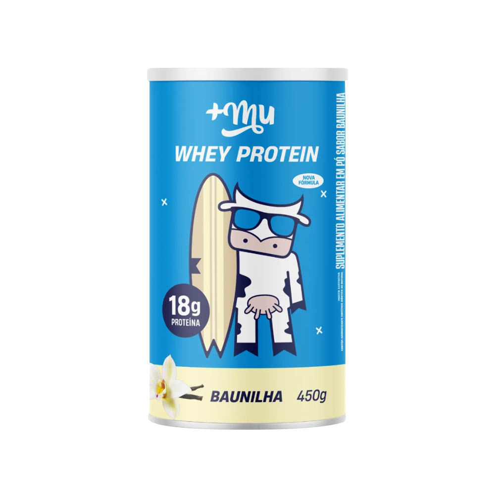 Whey Protein Concentrado Baunilha 450g +Mu