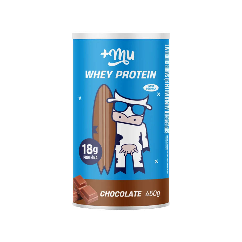 Whey Protein Concentrado Chocolate 450g +Mu