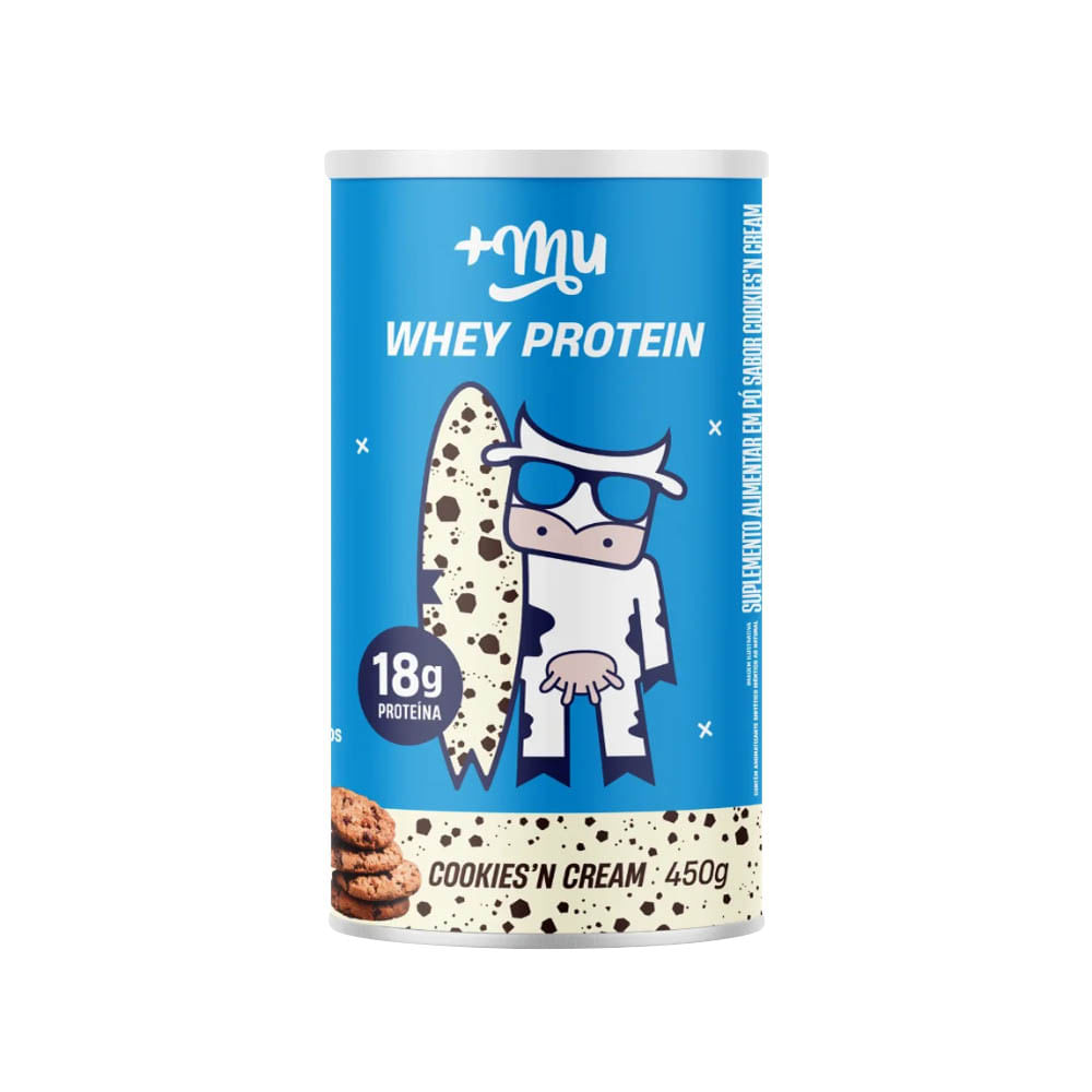Whey Protein Concentrado Cookies n Cream 450g +Mu