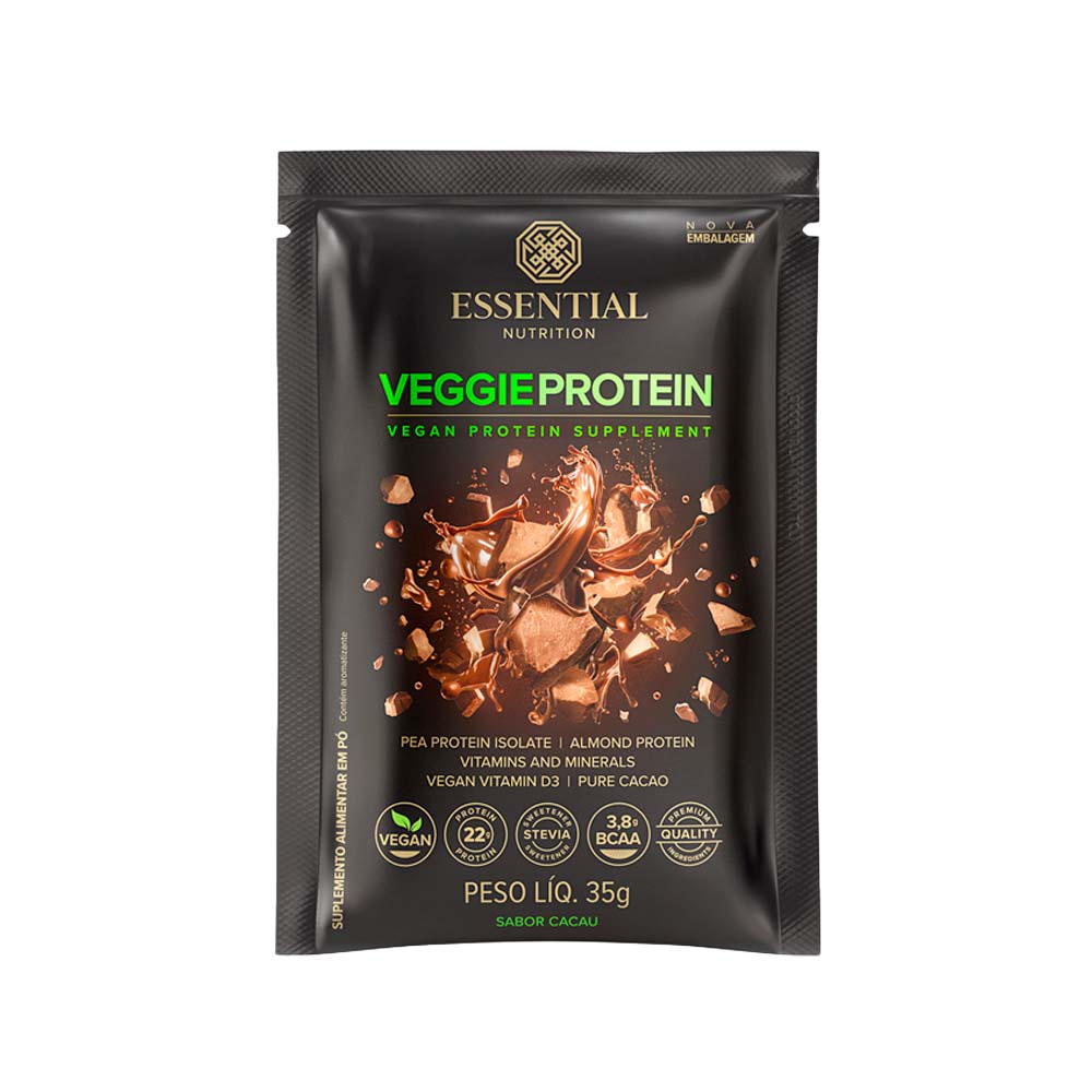 Cacao Whey Protein Hidrolisado e Isolado 30g Essential Nutrition