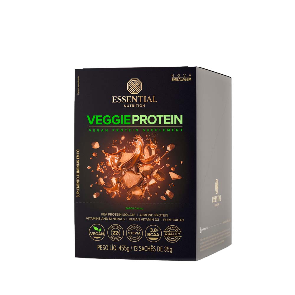 Cacao Whey Protein Hidrolisado e Isolado 30g Essential Nutrition