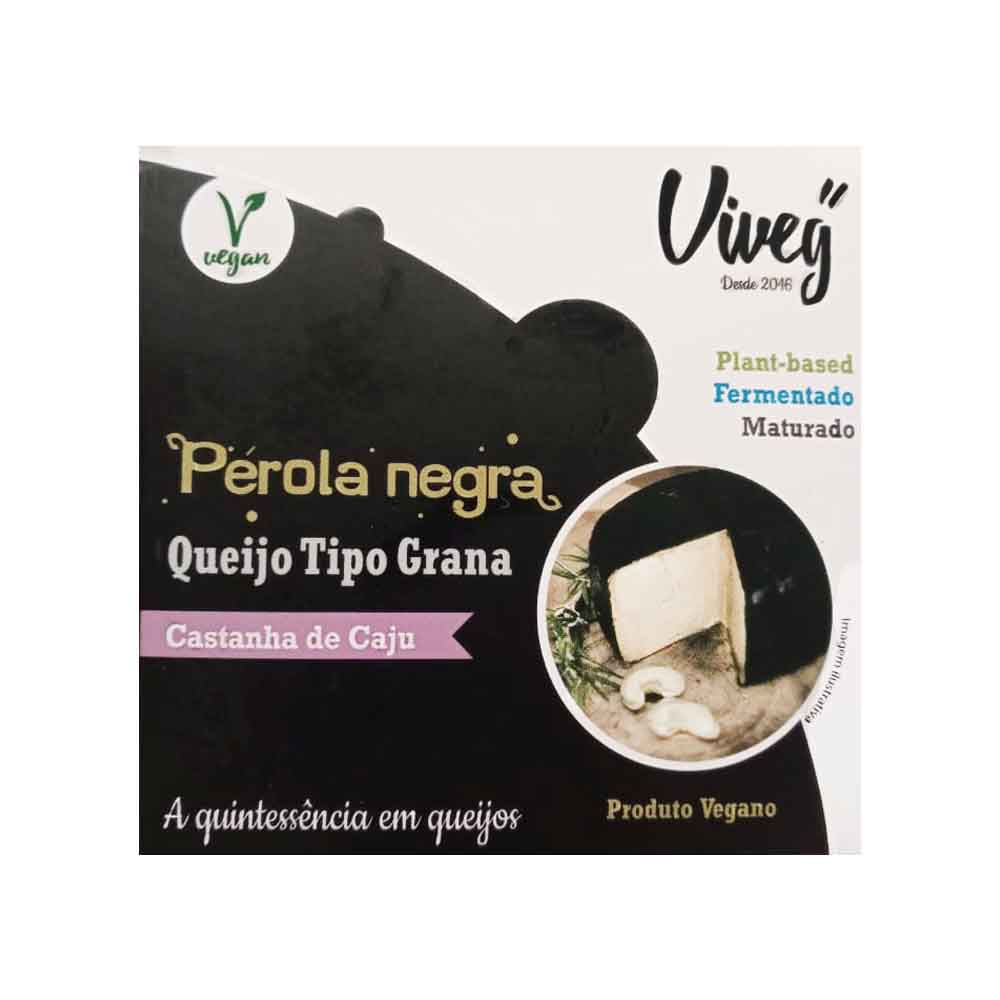Queijo Vegano Pérola Negra tipo Grana 140g Viveg