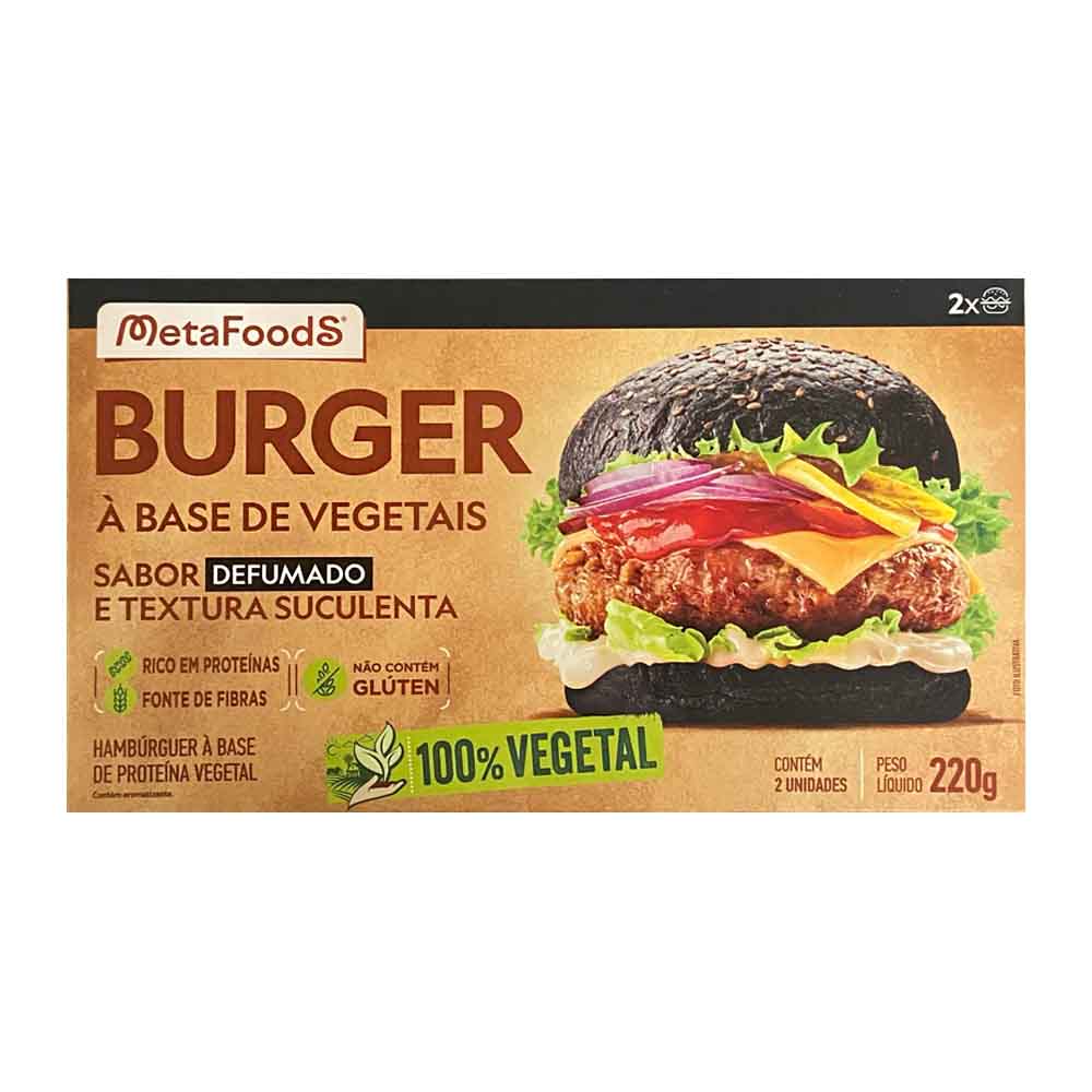 Burger de Carne Vegetal Defumado 220g MetaFoods