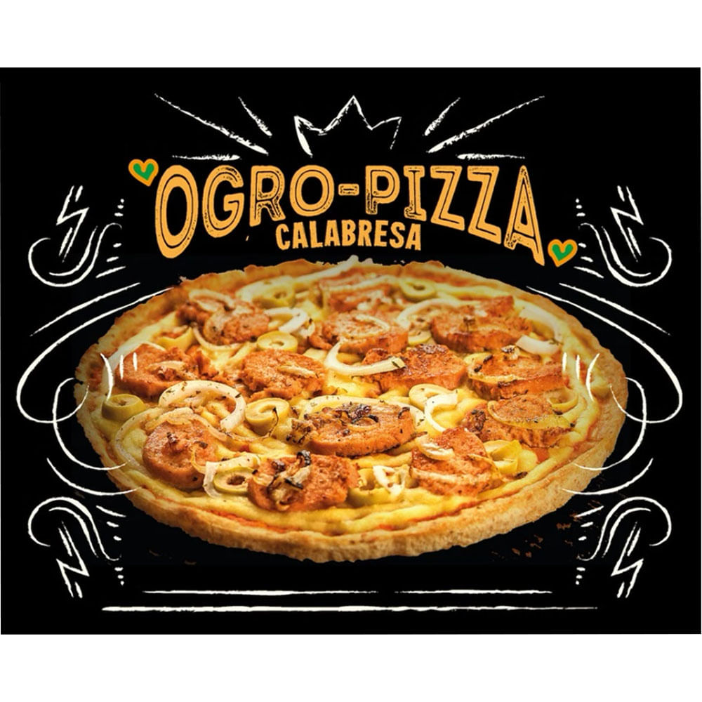 Pizza de Calabresa Vegana 280g Ogro Vegano