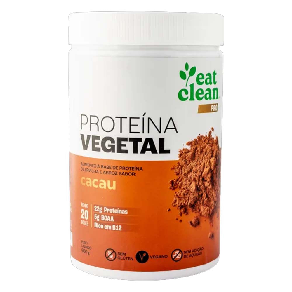 Proteína Vegetal Sabor Cacau 600g Eat Clean