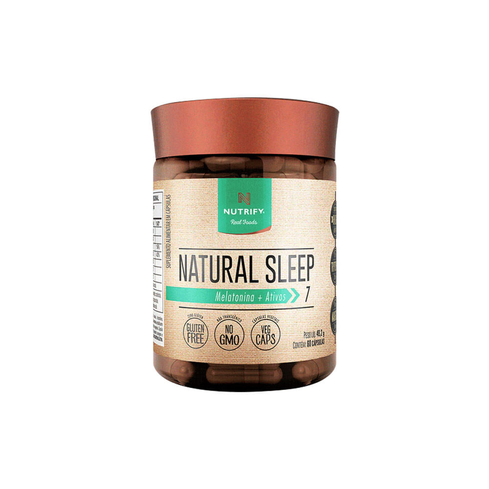 Natural Sleep 60 Cápsulas Nutrify
