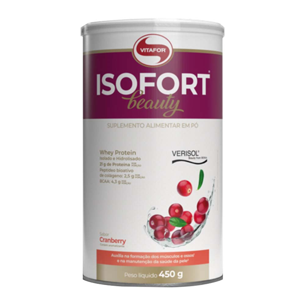 Isofort Beauty Sabor Cranberry 450g Vitafor