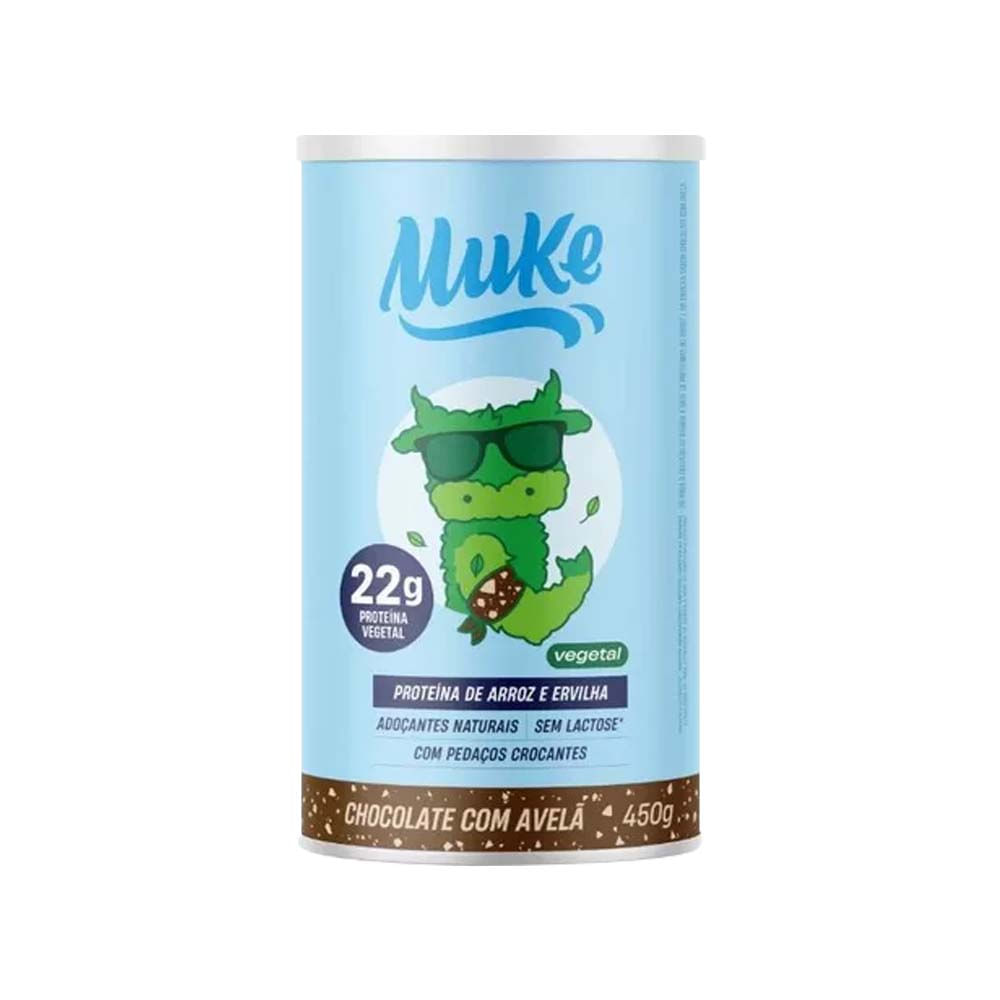 Proteína Vegetal Muke Chocolate com Avelã 450g +Mu
