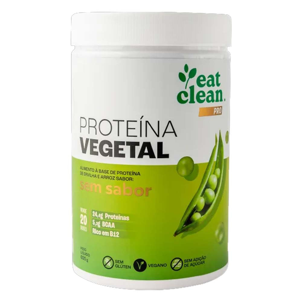 Proteína Vegetal Sem Sabor 600g Eat Clean