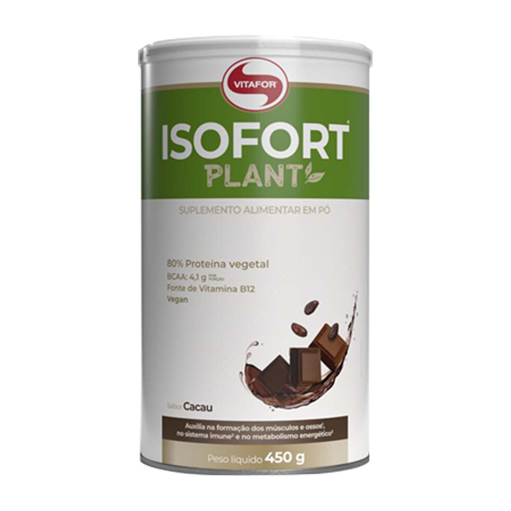 Isofort Plant Sabor Cacau 450g Vitafor