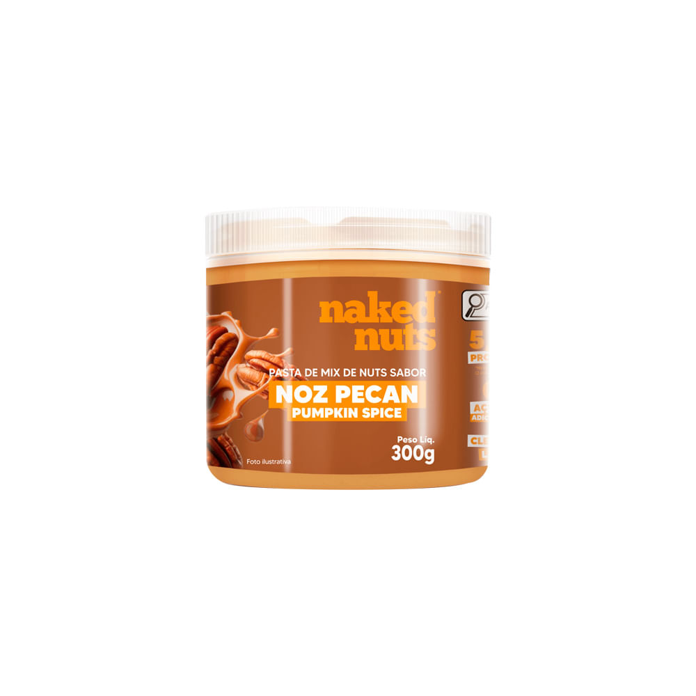 Pasta de Mix de Nuts com Noz Pecan 300g Naked Nuts