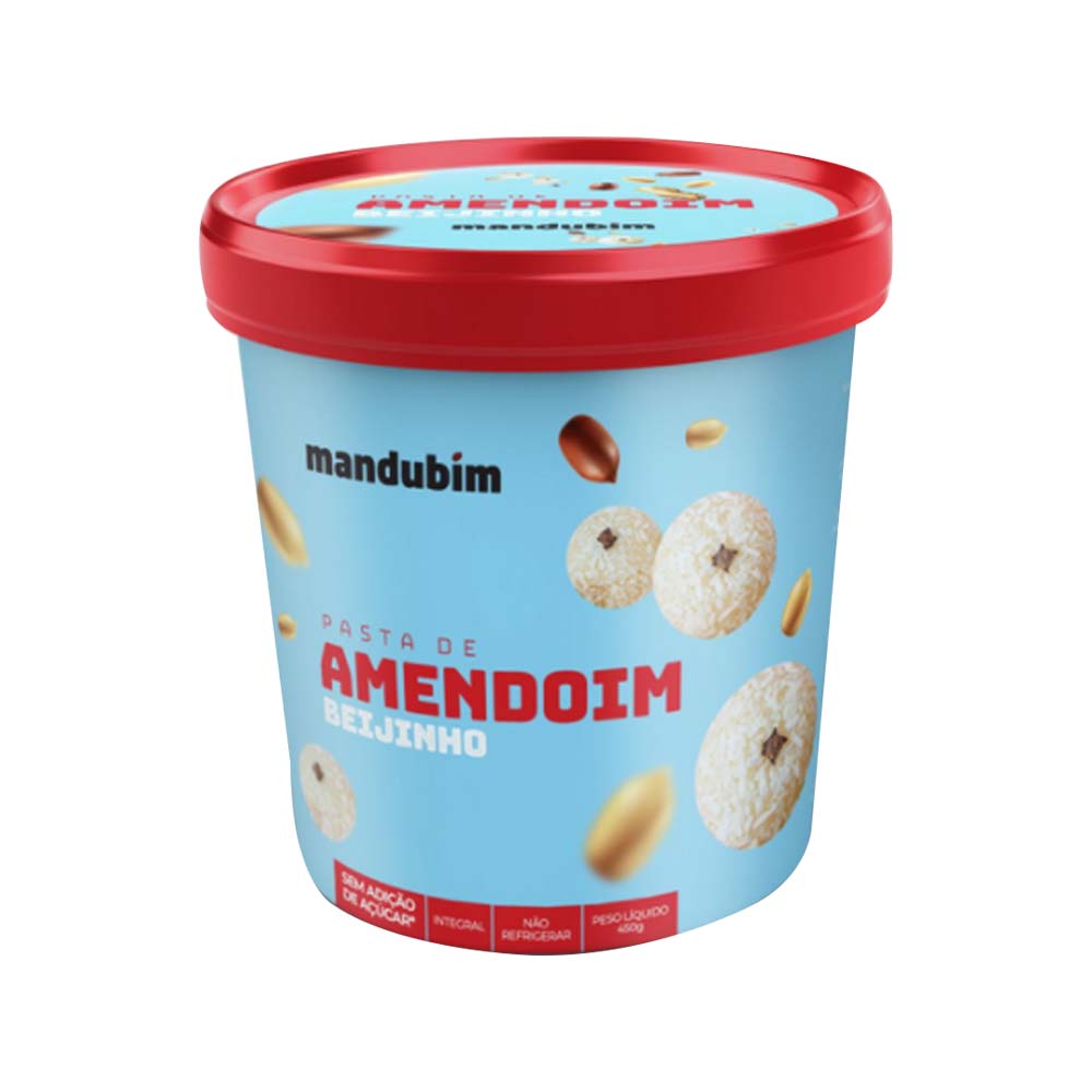 Pasta de Amendoim Beijinho 450g Mandubim