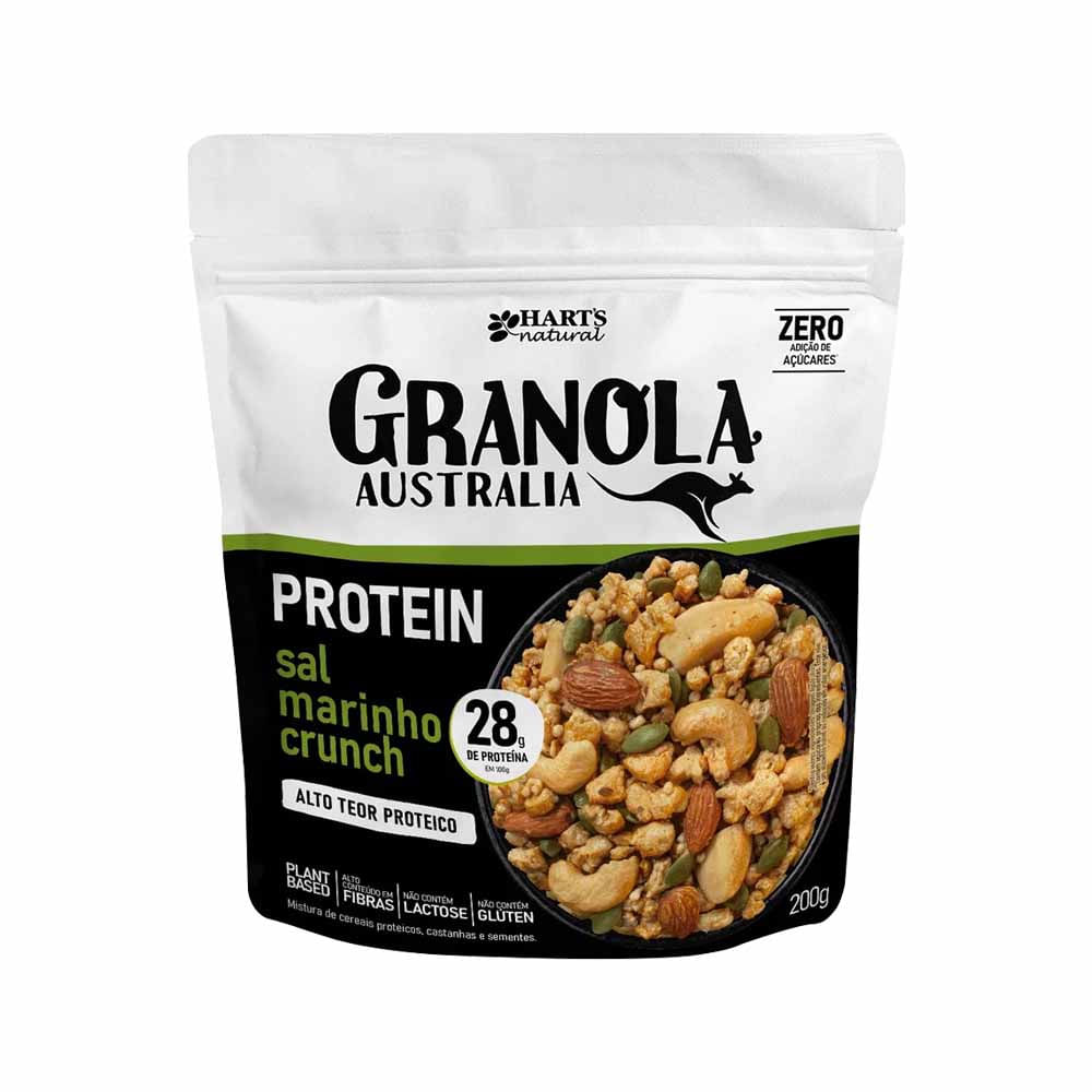 Granola Protein Crocante Sal Marinho 200g Harts Natural