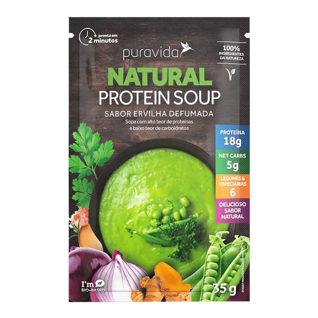 Natural Protein Soup Ervilha Defumada 35g PuraVida